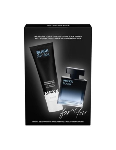 Mexx Black Man Eau de Toilette 30ml + Gel de Ducha 50ml