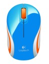 Logitech m187 - mini ratón inalámbrico, 2.4 ghz, azul
