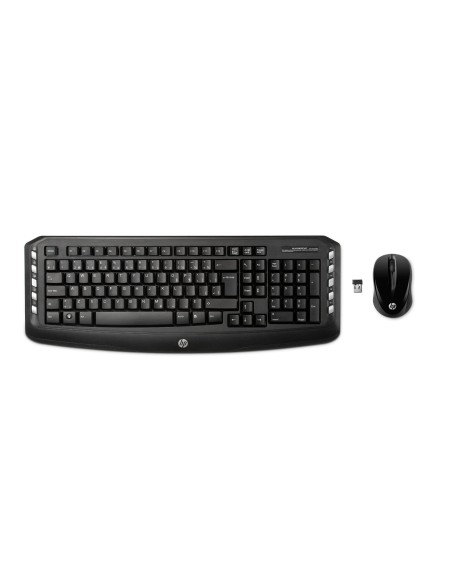 HP Wireless Classic Desktop - Pack de teclado y ratón (inalámbrico), negro: HP: Kiwiku.com: Informática