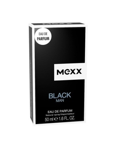 Mexx Black Man Eau de Parfum Long-lasting Men's Fragrance 50ml