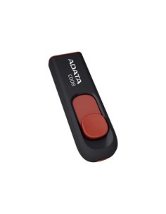 ADATA 32GB C008 - Memoria USB (32 GB, USB 2.0, Negro, Rojo, 1,95 cm, 5,96 cm, 5,9 mm (0.232)): Kiwiku.com: Informática