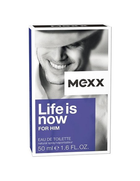 Mexx Life Is Now para Hombre Eau de Toilette 50ml Vaporizador