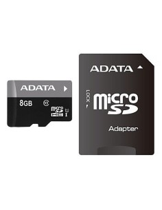 ADATA Premier microSDHC UHS-I U1 Class10 8GB - Tarjeta de memoria (8 GB, Micro Secure Digital High-Capacity (MicroSDHC), 30 MB/