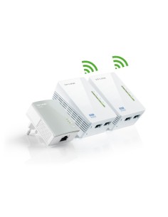 TP-LINK TL-WPA4220T KIT -WiFi Extensor de red por línea eléctrica (3 uds, AV500, 5 puertos, sin configuración): Tp-Link: Kiwiku 2