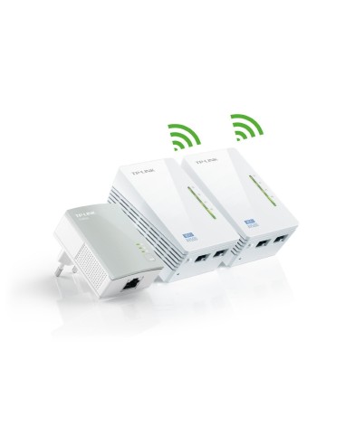 TP-LINK TL-WPA4220T KIT -WiFi Extensor de red por línea eléctrica (3 uds, AV500, 5 puertos, sin configuración): Tp-Link: Kiwiku