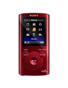 Kiwiku.com: Sony NWZE383RCEW - Reproductor de MP3 (4 GB, pantalla de 1, 77, Radio), rojo - Electrónica