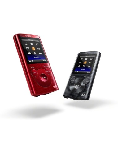 Kiwiku.com: Sony NWZE383RCEW - Reproductor de MP3 (4 GB, pantalla de 1, 77, Radio), rojo - Electrónica