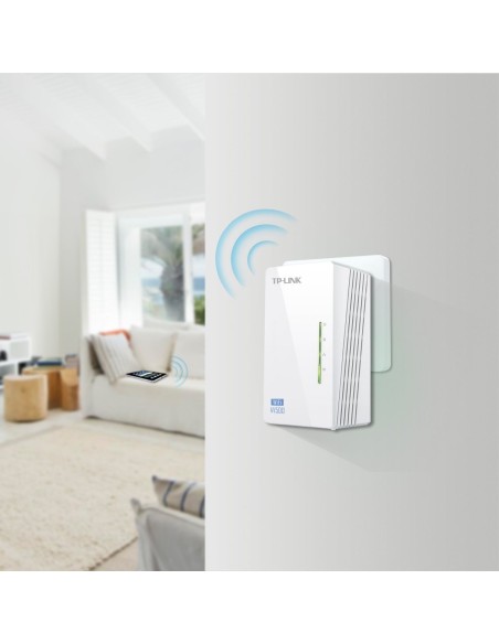 Homeplug tp-link wifi 300mb av500 con 2 puertos eth kit compuesto de 1xtl-wpa4220 y un tl-pa4020p