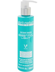Abril Et Nature Mascarilla Fortalecedora Essential Light para Cabellos Finos Y/o Cubiertos Con Gorros 200 Ml