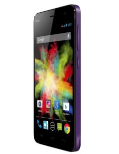 Wiko Bloom - Smartphone libre Android (pantalla 4.7, cámara 5 Mp, Quad-Core 1.3 GHz, 1 GB RAM, Dual SIM), morado - Electrónica