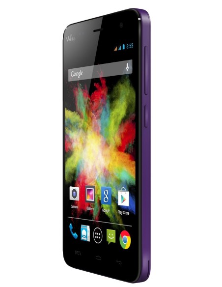 Wiko Bloom - Smartphone libre Android (pantalla 4.7, cámara 5 Mp, Quad-Core 1.3 GHz, 1 GB RAM, Dual SIM), morado - Electrónica