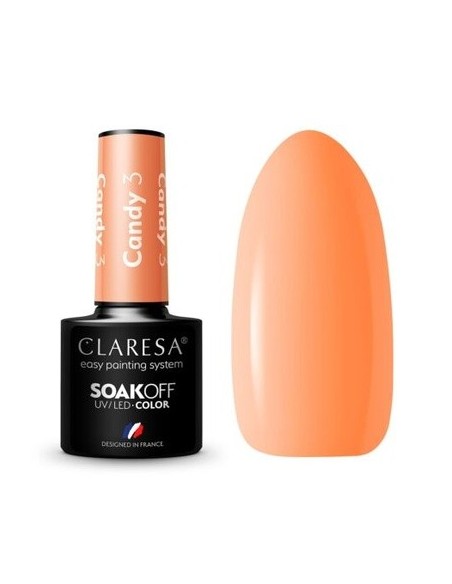 Esmalte Semipermanente Claresa Soak Off UV/LED Candy 5g - Kiwiku