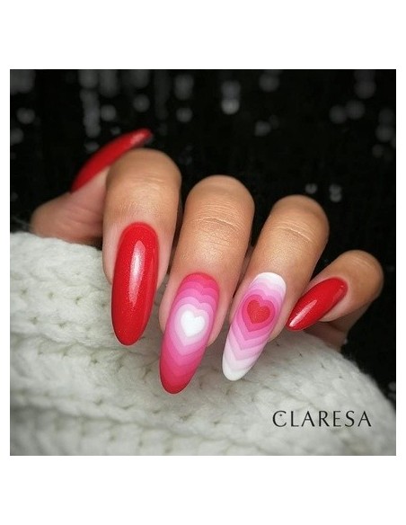 Esmalte Semipermanente Claresa Soak Off UV/LED Red 411 5g - Kiwiku