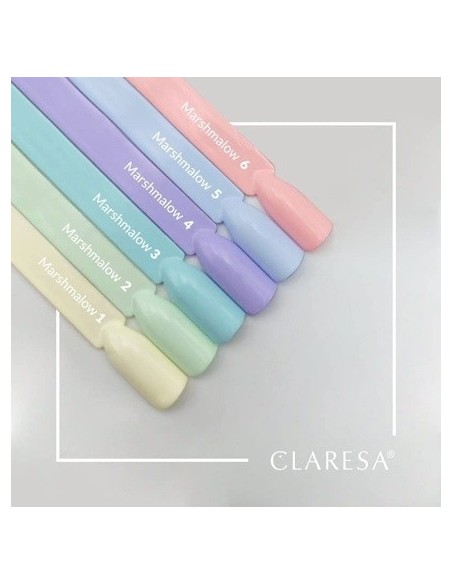 Esmalte Semipermanente Claresa Soak Off Marshmallow UV - 02, 5 ml - Kiwiku