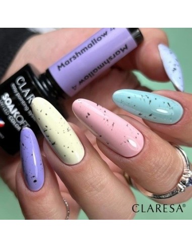 Esmalte Semipermanente Claresa Soak Off Marshmallow UV - 04 - 5 ml | Kiwiku