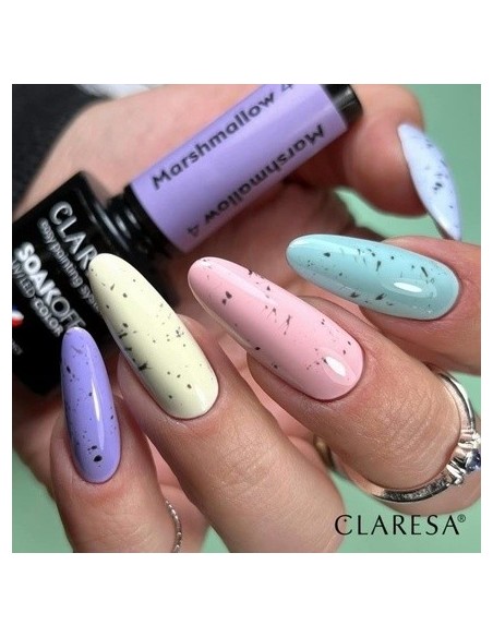 Esmalte Semipermanente Claresa Soak Off Marshmallow UV - 04 - 5 ml | Kiwiku