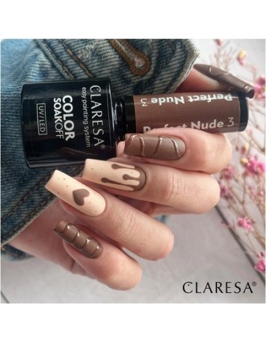 Esmalte De Uñas Semipermanente Claresa Perfect Nude 03 5ml - Kiwiku