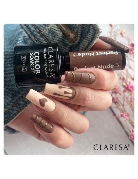 Esmalte De Uñas Semipermanente Claresa Perfect Nude 03 5ml - Kiwiku