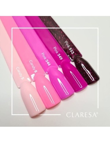 Esmalte Semipermanente Claresa Soak Off UV/LED Candy 8.5g - Kiwiku