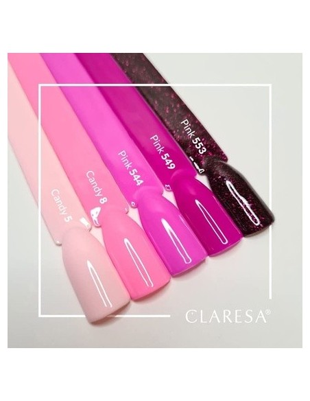 Esmalte Semipermanente Claresa Soak Off UV/LED Candy 8.5g - Kiwiku