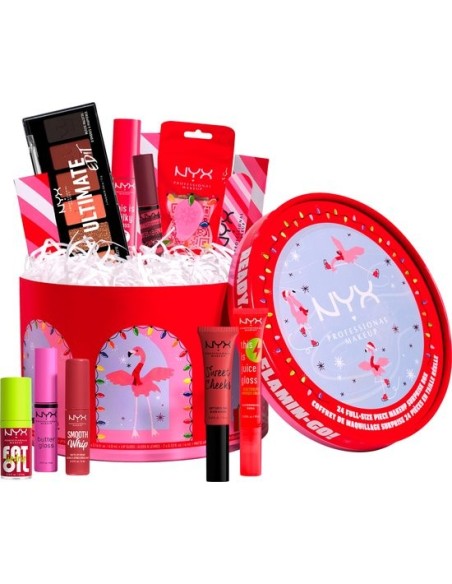 Calendario De Adviento Ready Set Flamin-Go! De NYX Professional Makeup - 24 Productos De Maquillaje
