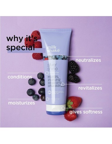 Milk Shake - Silver Shine Conditioner 1000ml - Acondicionador Neutralizador de Tonos Amarillos