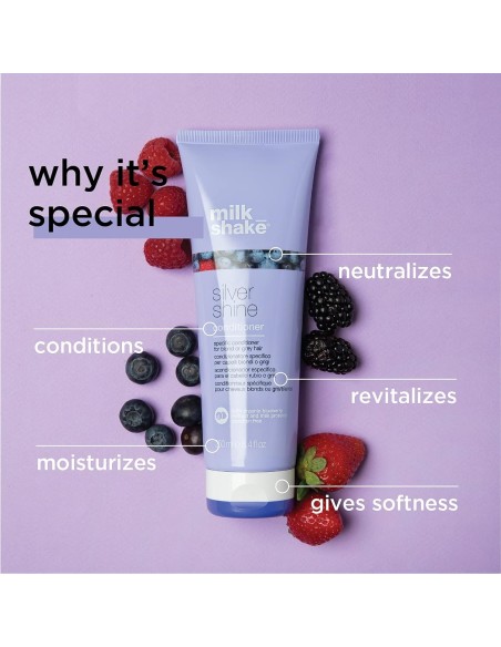 Milk Shake - Silver Shine Conditioner 1000ml - Acondicionador Neutralizador de Tonos Amarillos