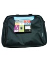 Maletin de portatil 15.6 approx diseño con bolsillo a color (negro/azul) appnbcp15bbl