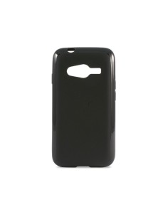 Kiwiku.com: Ksix B8535FTP01 - Funda tipo flex para Galaxy Ace 4, negro - Electrónica