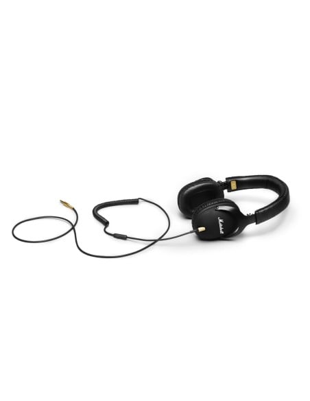 Marshall Monitor - Auriculares de diadema cerrados (con micrófono, control remoto integrado), negro: Kiwiku.com: Electrónica