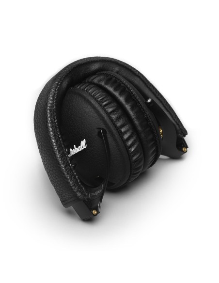 Marshall Monitor - Auriculares de diadema cerrados (con micrófono, control remoto integrado), negro: Kiwiku.com: Electrónica