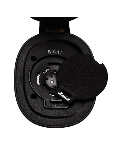 Marshall Monitor - Auriculares de diadema cerrados (con micrófono, control remoto integrado), negro: Kiwiku.com: Electrónica