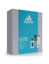 Adidas Ice Dive Estuche Eau de Toilette para Hombre 100 Ml + Gel de Ducha 250 Ml + Botella Deportiva