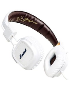 Marshall Major - Microauricular diadema con control de música y llamada para smartphones con plataformas universales, color bla