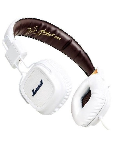 Marshall Major - Microauricular diadema con control de música y llamada para smartphones con plataformas universales, color bla