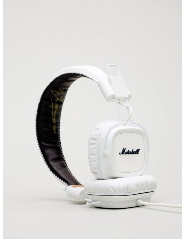 Marshall Major - Microauricular diadema con control de música y llamada para smartphones con plataformas universales, color bla