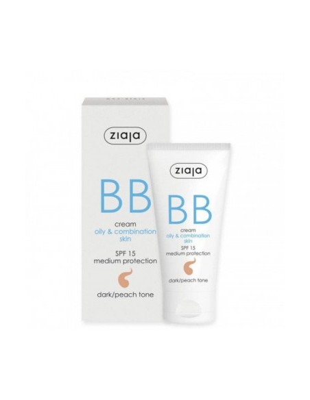 Ziaja Bb Cream Piel Grasa y Mixta Tono Oscuro/melocotón 50ml