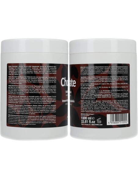 Mascarilla KALLOS Chocolate Full Repair 1000ml - Cabello Seco y Dañado | Kiwiku