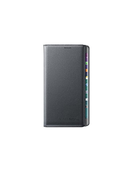Kiwiku.com: Samsung SAEFWN915BC - Funda tipo flip con tarjetero interior para Samsung Galaxy Note Edge, negro - Electrónica
