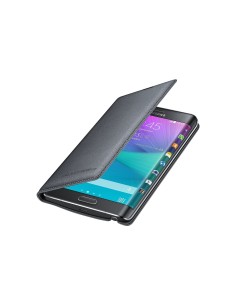 Kiwiku.com: Samsung SAEFWN915BC - Funda tipo flip con tarjetero interior para Samsung Galaxy Note Edge, negro - Electrónica 2