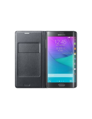 Kiwiku.com: Samsung SAEFWN915BC - Funda tipo flip con tarjetero interior para Samsung Galaxy Note Edge, negro - Electrónica