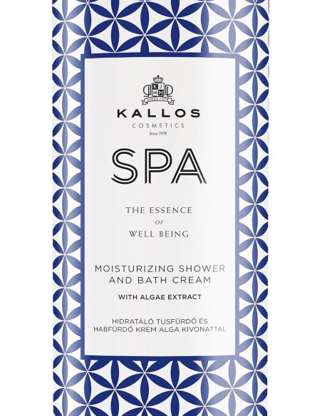 Kallos Spa Crema Hidratante de Baño y Ducha 1000ml - Kiwiku