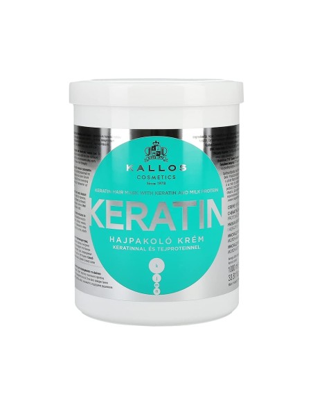 Compra KALLOS Mascarilla Keratin con Queratina y Proteína de Leche 1000ml en Kiwiku