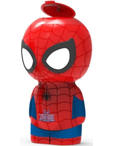 air_val_gel_de_ducha_&_champú_figura_3d_spiderman_400ml_para_niños_y_adultos_8411114087276_promocion