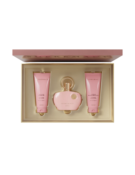 Afnan Supremacy Pink Set de Regalo Eau de Parfum 100 Ml + Gel de Ducha 100 Ml + Loción Corporal 100 Ml para Mujer