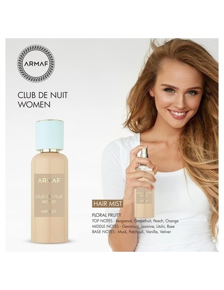 Compra Armaf Club De Nuit Hair Mist Para Mujer 55ml En Kiwiku