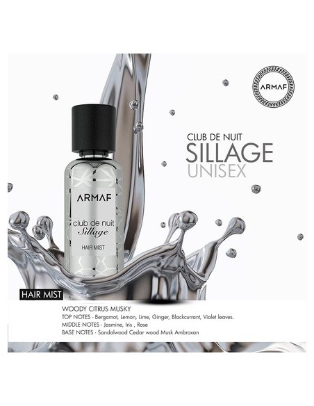 ARMAF Club De Nuit Sillage Hair Mist 55 ml Unisex - Kiwiku