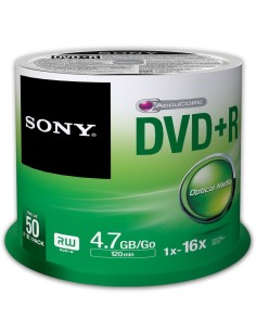 Sony 50DPR47SP - Pack de 50 unidades de DVD+R: Kiwiku.com: Informática