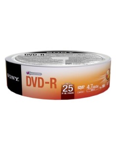 Sony 25DMR47SB - Bobina de 25 DVD-R grabables, 4.7 GB 1x-16x: Kiwiku.com: Informática