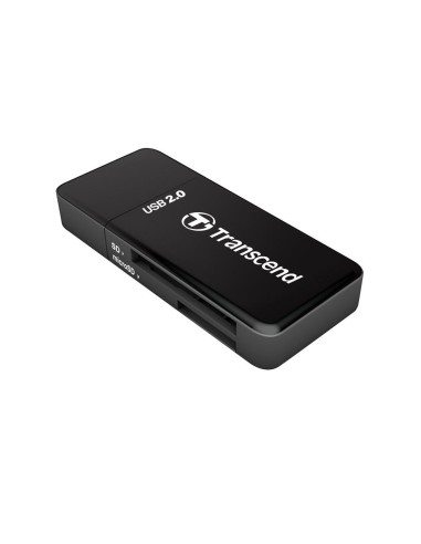 Transcend TS-RDP5K - Lector externo de tarjetas USB, color negro: TRANSCEND: Kiwiku.com: Informática